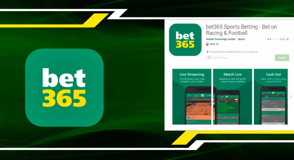 O aplicativo Bet365 para Android se destaca entre os aplicativos projetados para apostas online